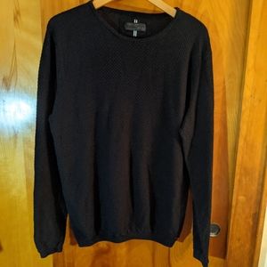 Cactus Man Black Crew Neck Lightweight Sweater.